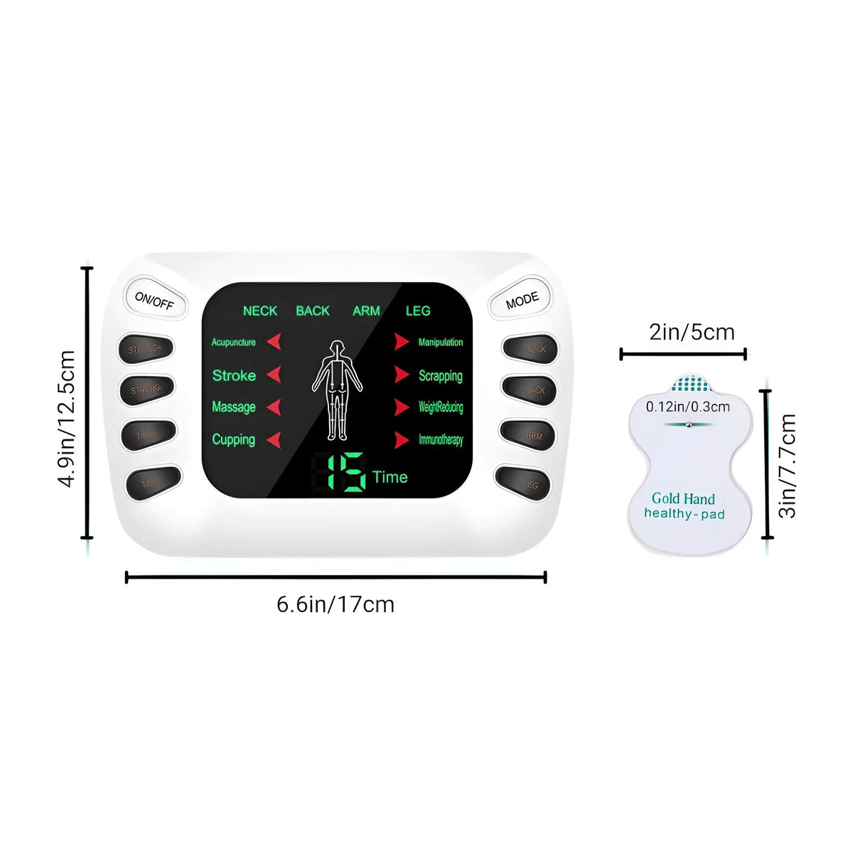Masseur à Impulsions Électroniques BLD-321 – Soulagement Musculaire & Relaxation Profonde