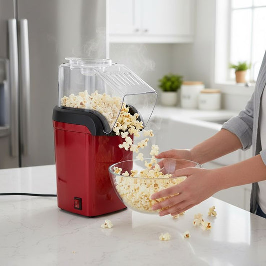 🍿 Machine à Popcorn Électrique Hot Air – Popcorn Sain & Croustillant en 3 Minutes !