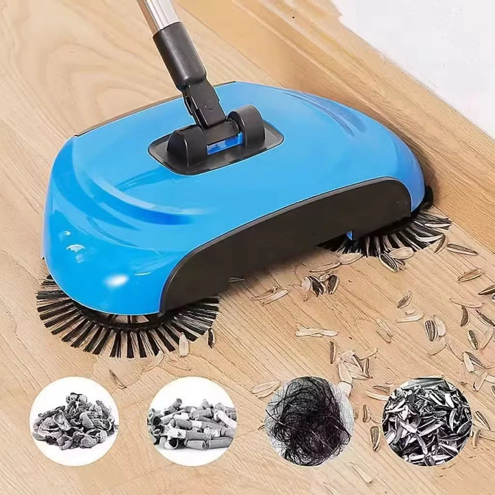 Balai Rotatif Magique 3-en-1 | Nettoyage Sans Effort & Sans Électricité