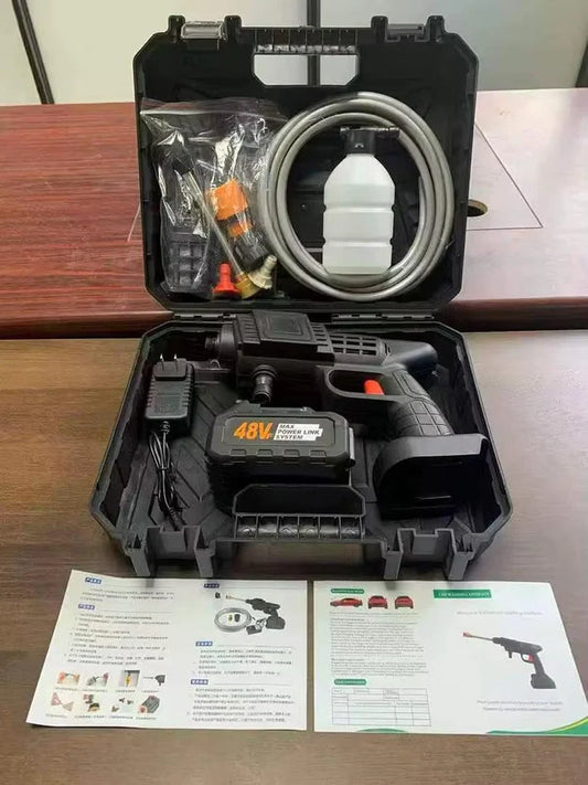 Pistolet Nettoyeur Haute Pression Sans Fil 48V | Pression Puissante & Portabilité Totale