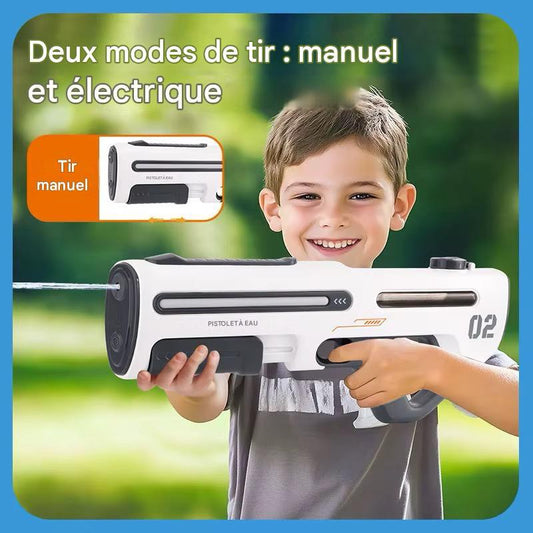 🚀 Pistolet à Eau Électrique Haute Performance - Recharge Automatique & Tir en Rafale