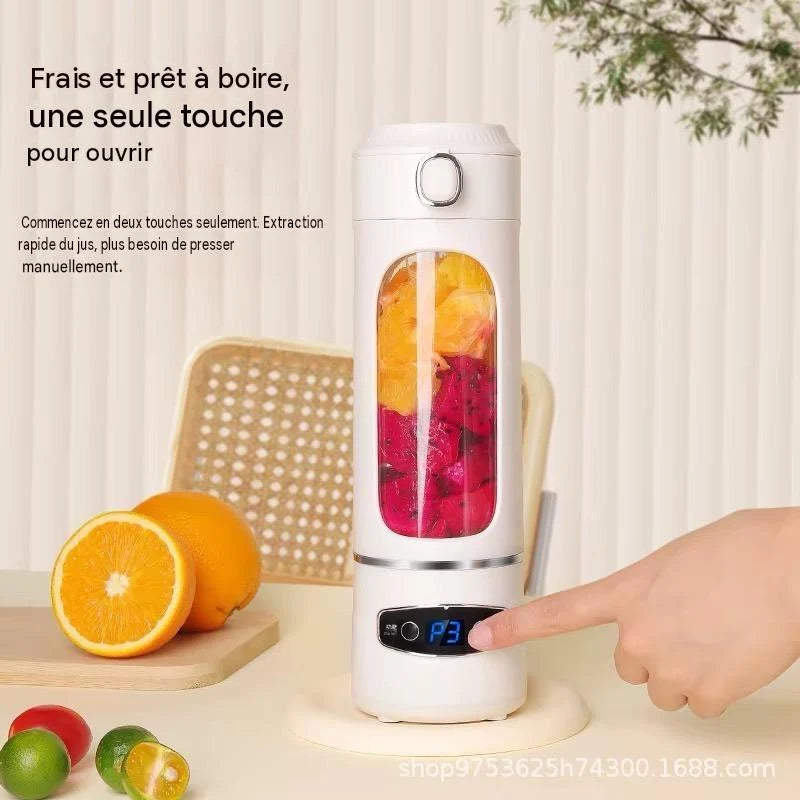 Mini Blender & Extracteur de Jus Portable MDHL (AJ-02) avec Écran LED Digital - Rechargeable USB