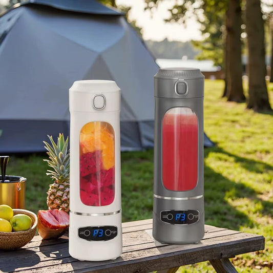 Mini Blender & Extracteur de Jus Portable MDHL (AJ-02) avec Écran LED Digital - Rechargeable USB