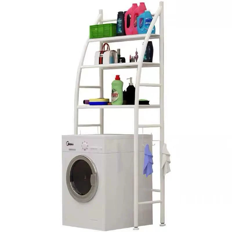 Étagère de Rangement WC & Machine à Laver - Gain de Place 3 Niveaux (Modèle Voilier)