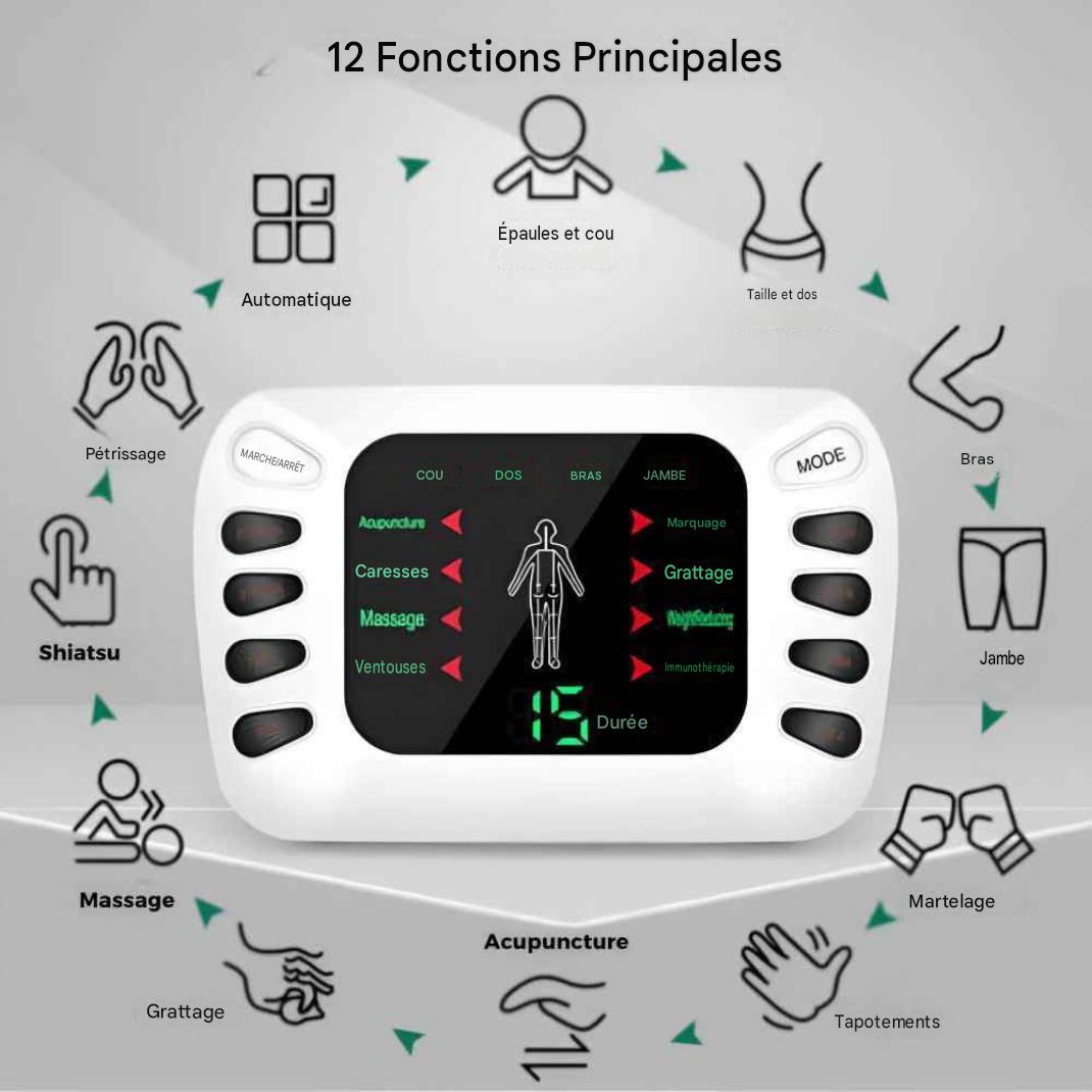 Masseur à Impulsions Électroniques BLD-321 – Soulagement Musculaire & Relaxation Profonde