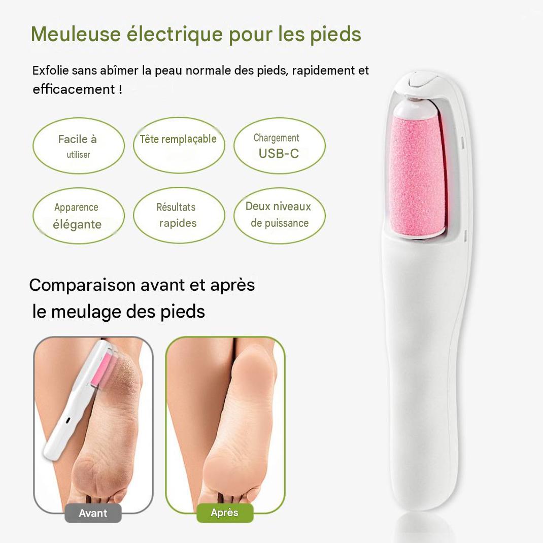 Épilateur Électrique 2-en-1 – Lime Pied & Épilation Corps